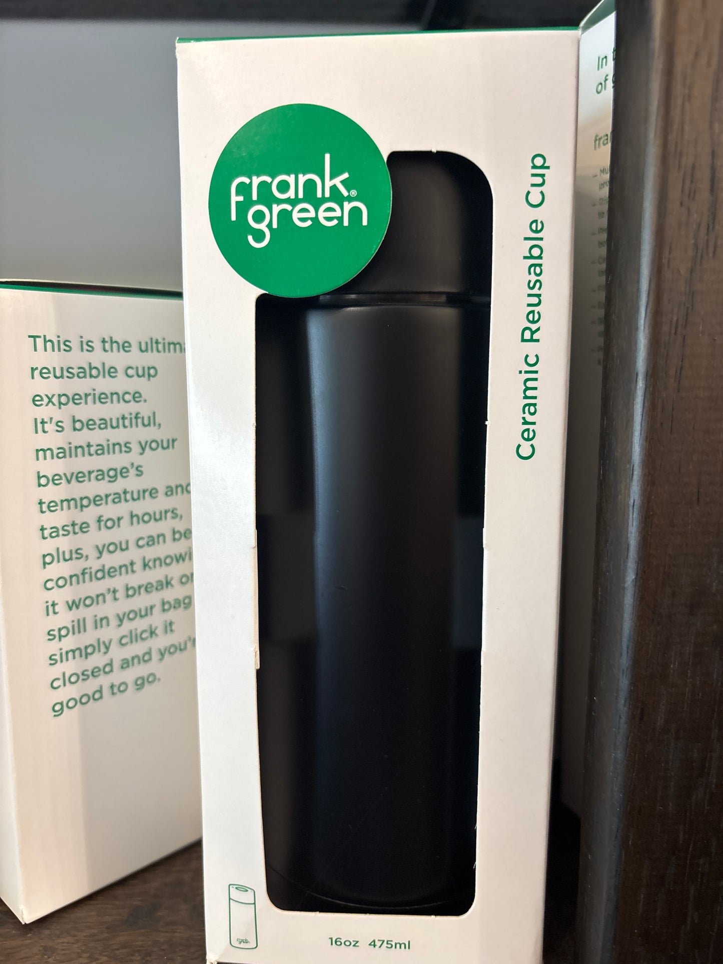 Frank Green Reusable Cup 475ml | Black
