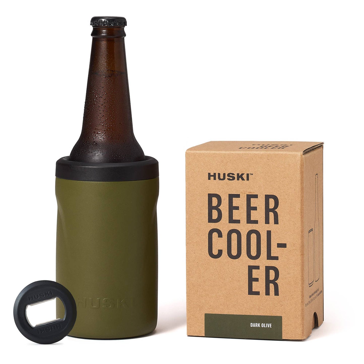 Huski Beer Cooler 2.0 | Dark Olive (Limited Release)