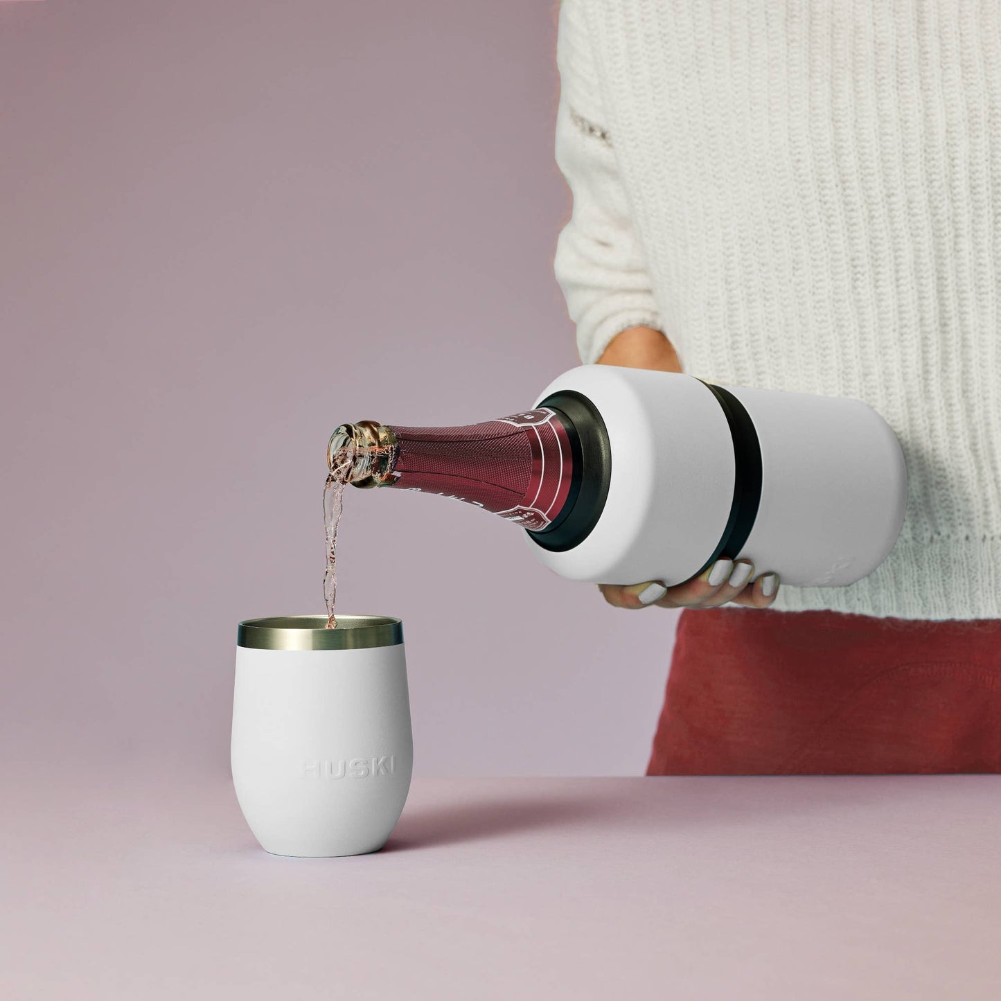 Huski Wine Cooler | White available at The Honey Emporium