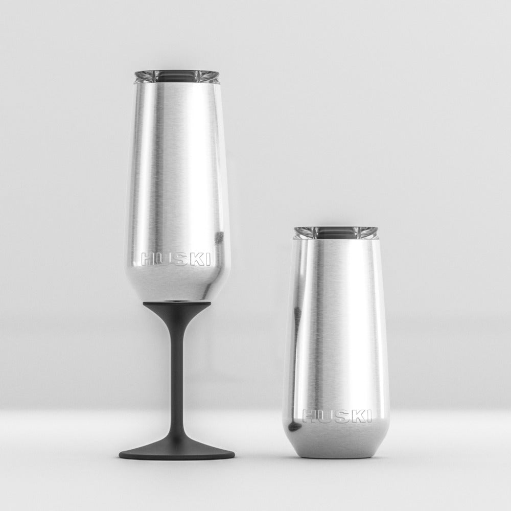 Huski Champagne Flute | Black available at The Honey Emporium