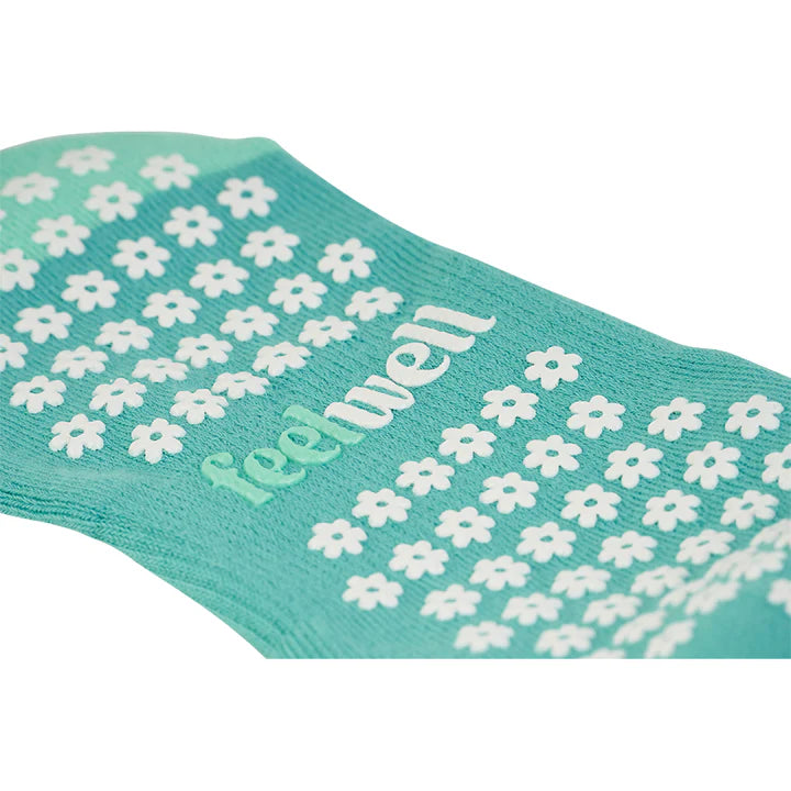 Annabel Trends Non-Slip Pilates Socks in Green available at The Honey Emporium