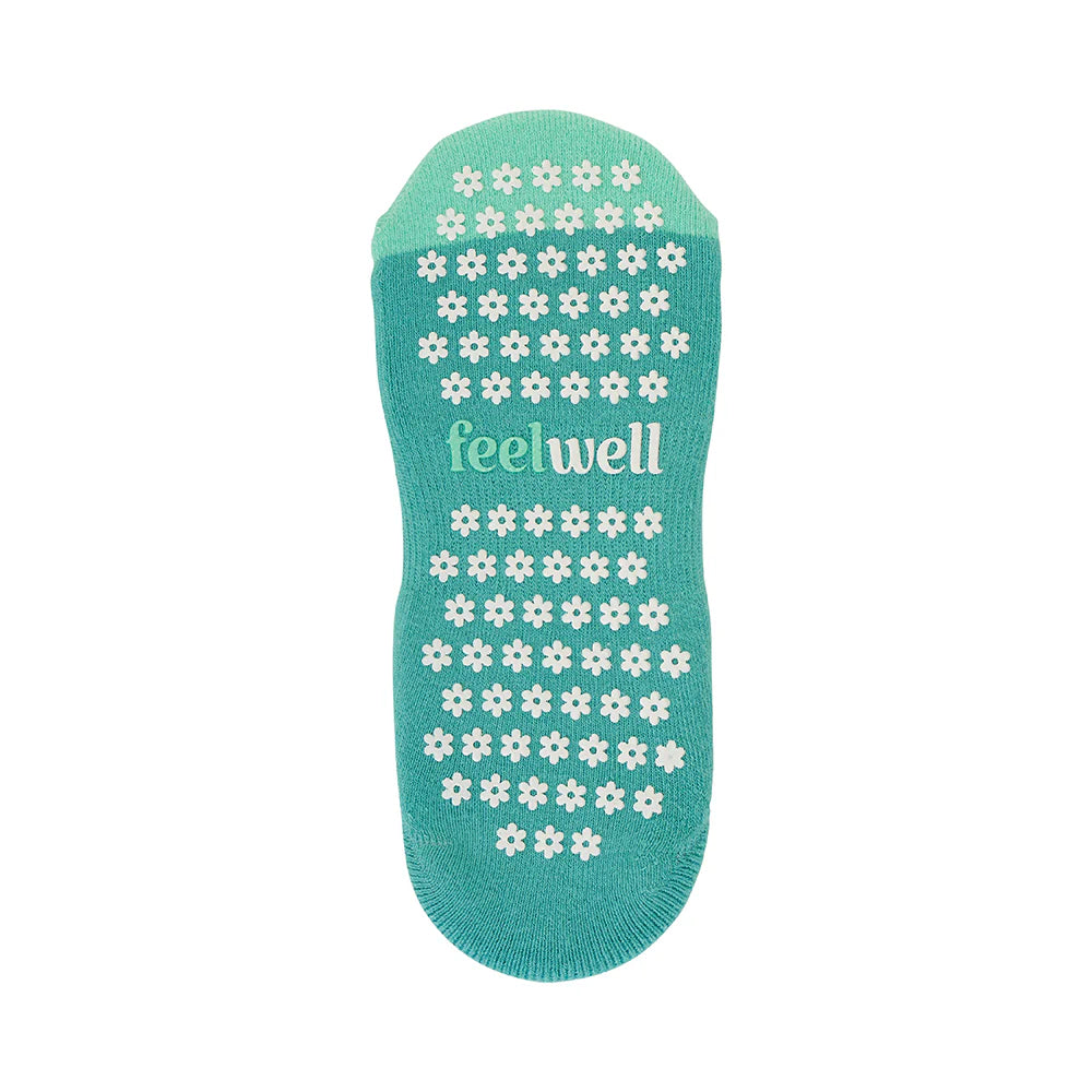 Annabel Trends Non-Slip Pilates Socks in Green available at The Honey Emporium