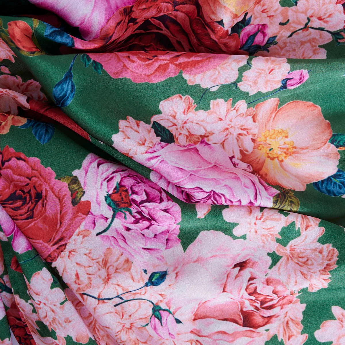 Kip&Co Rose Garden Satin Robe available at The Honey Emporium