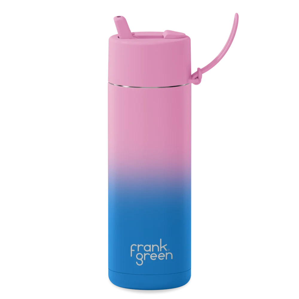 Frank Green Gradient Ceramic Reusable 595mL Bottle in Wild Orchid available at The Honey Emporium