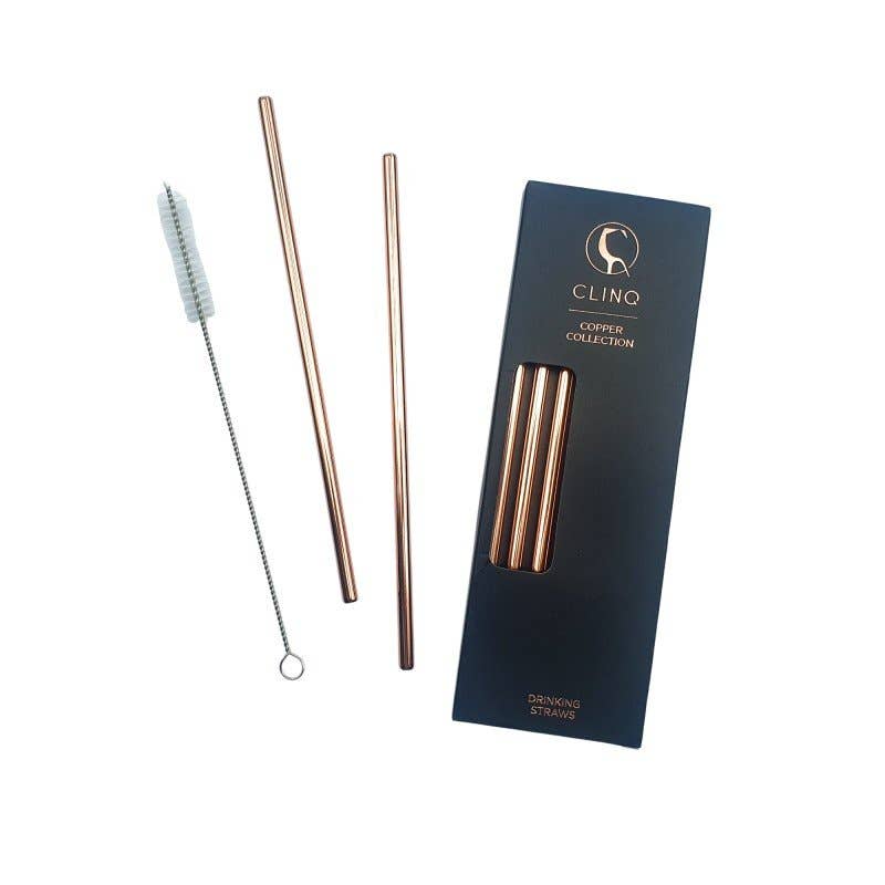 CLINQ | Copper Straws