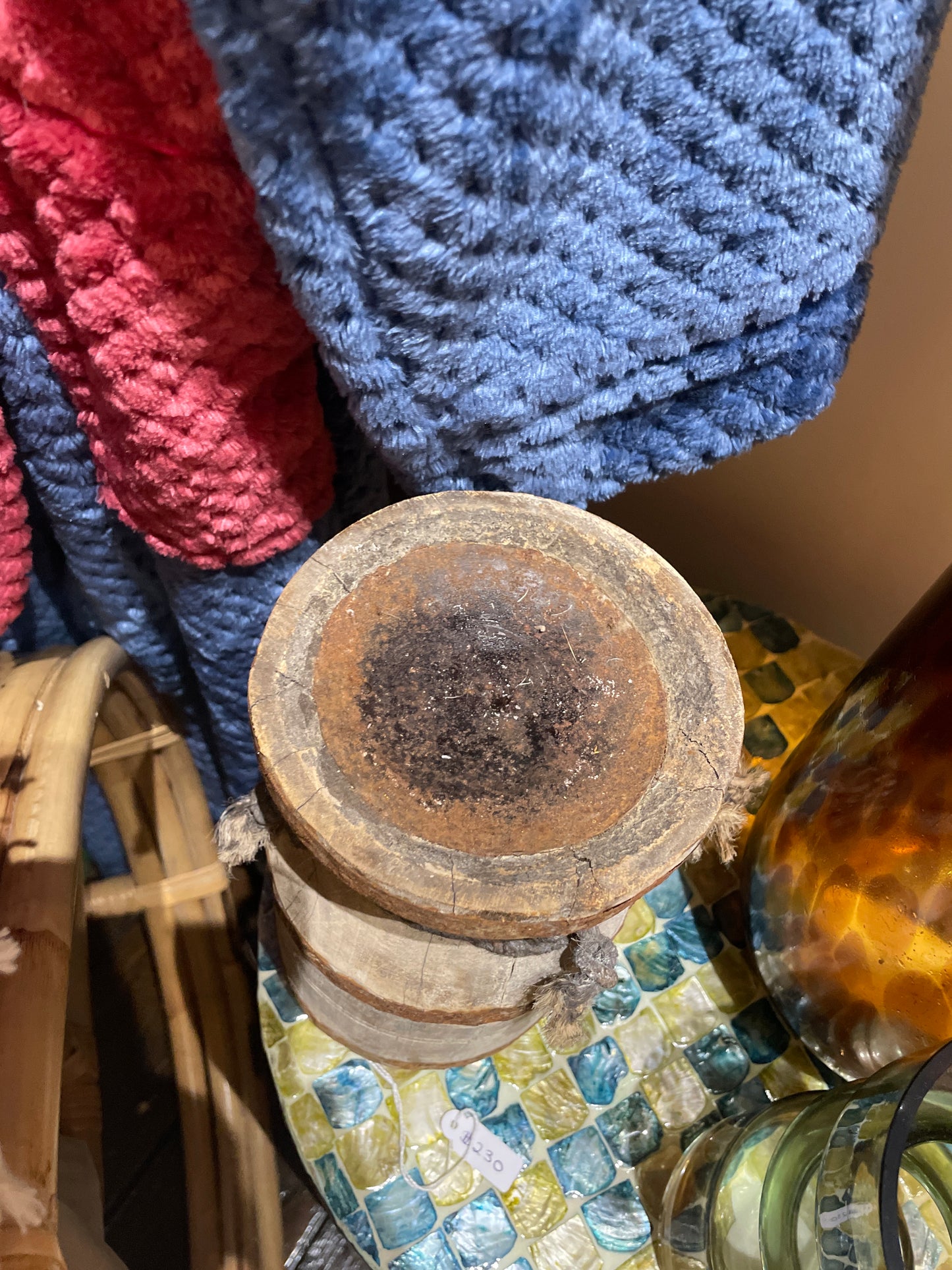 Indian Candle Stand with Rope