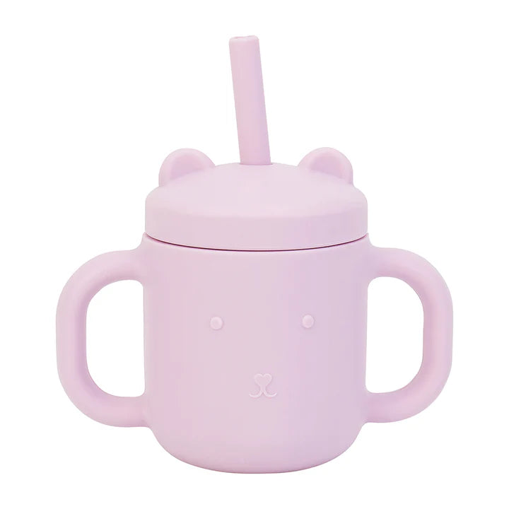 Mini Sippi Bear with Handles | Lilac