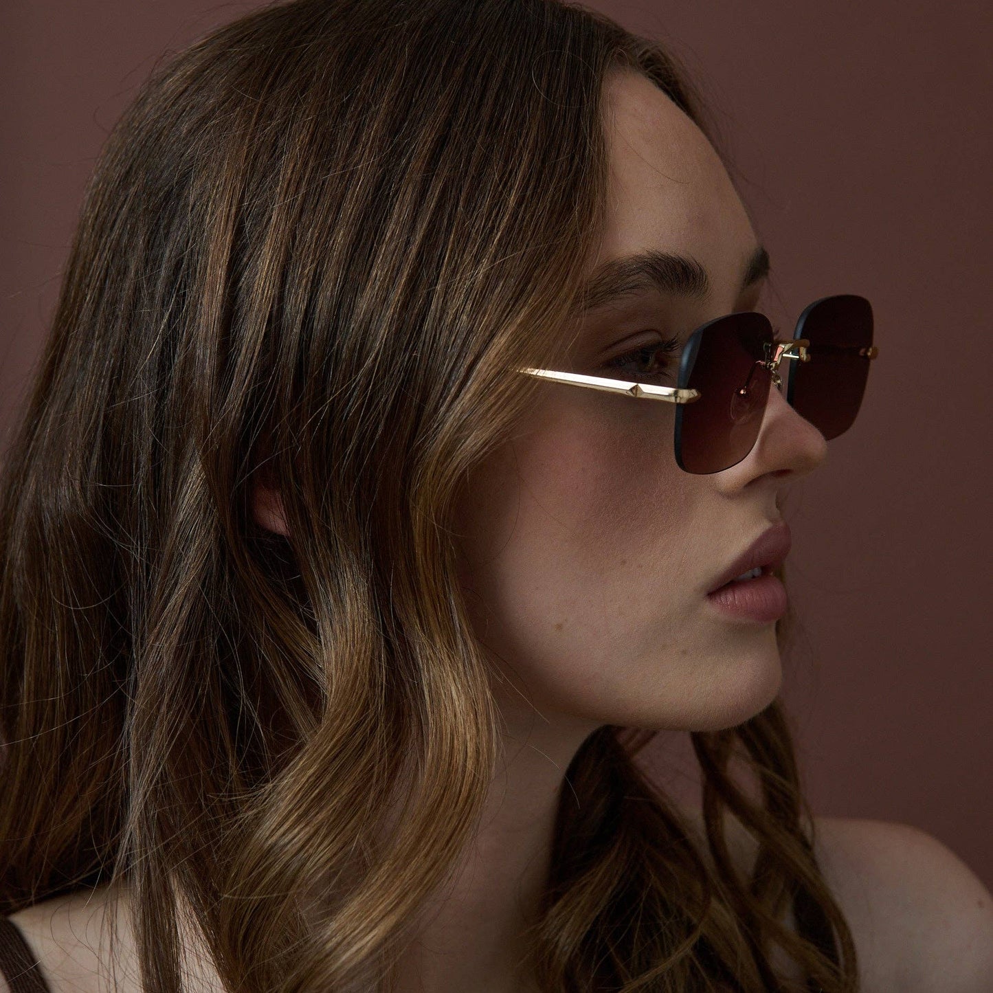 Balona Square Frameless Sunglasses