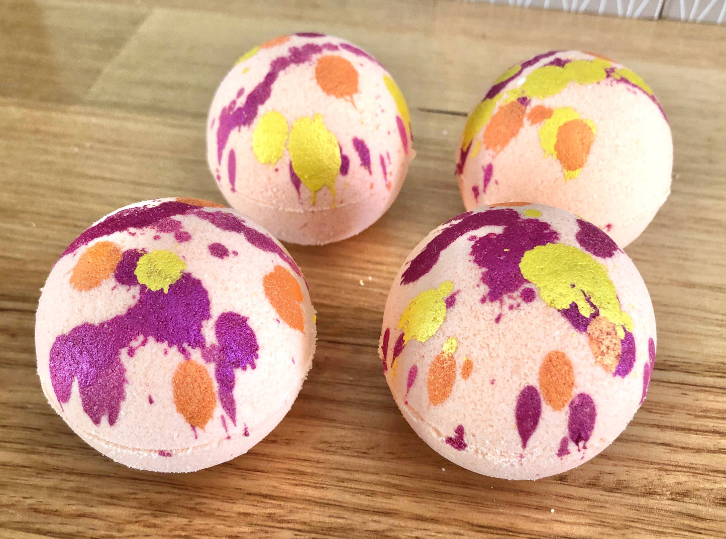 Handmade Heavenly Honeysuckle Goat Milk Bath Bomb