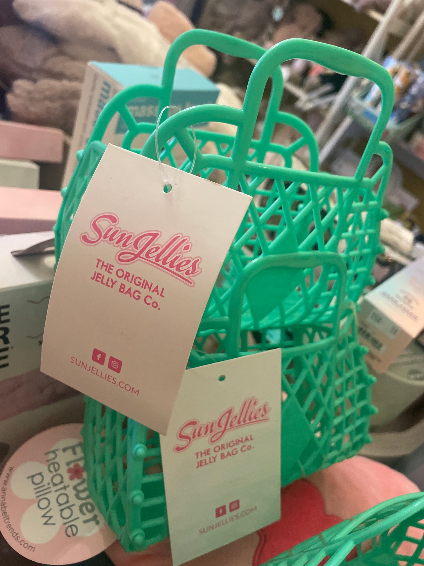 Sun Jellies | Mini Retro Bag Green available at The Honey Emporium