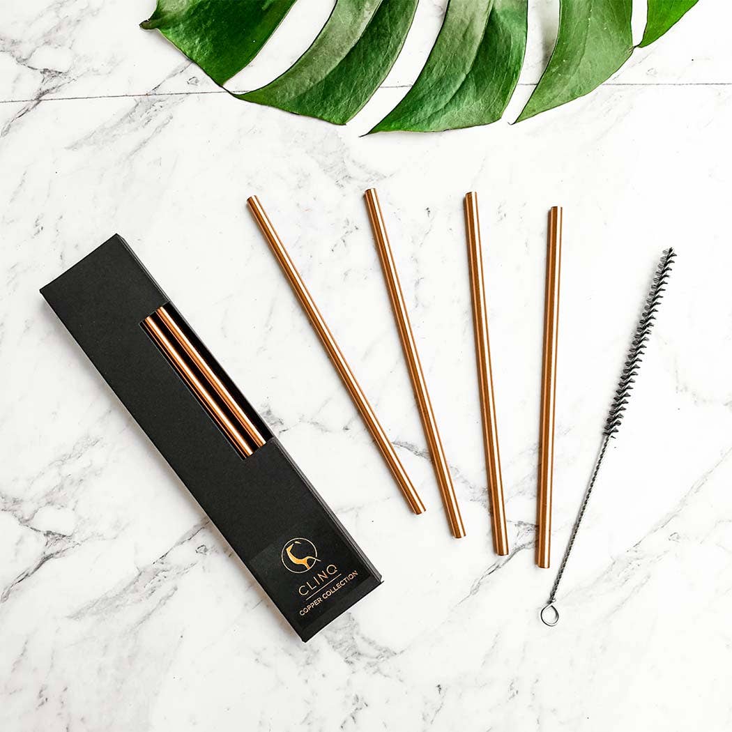 CLINQ | Copper Straws