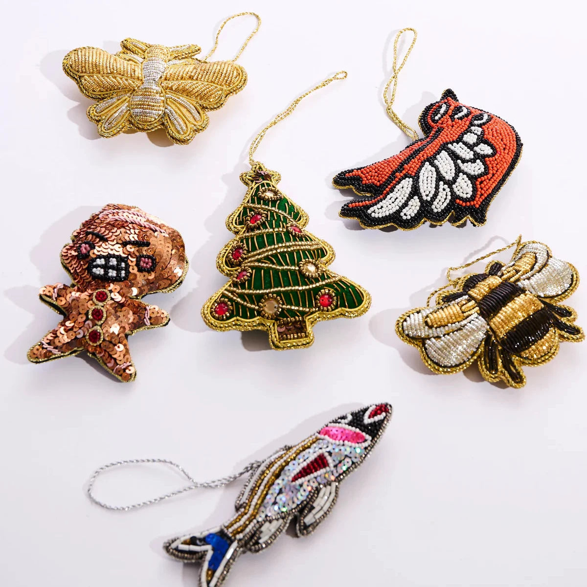 Kip & Co Golden Bee Christmas Decoration