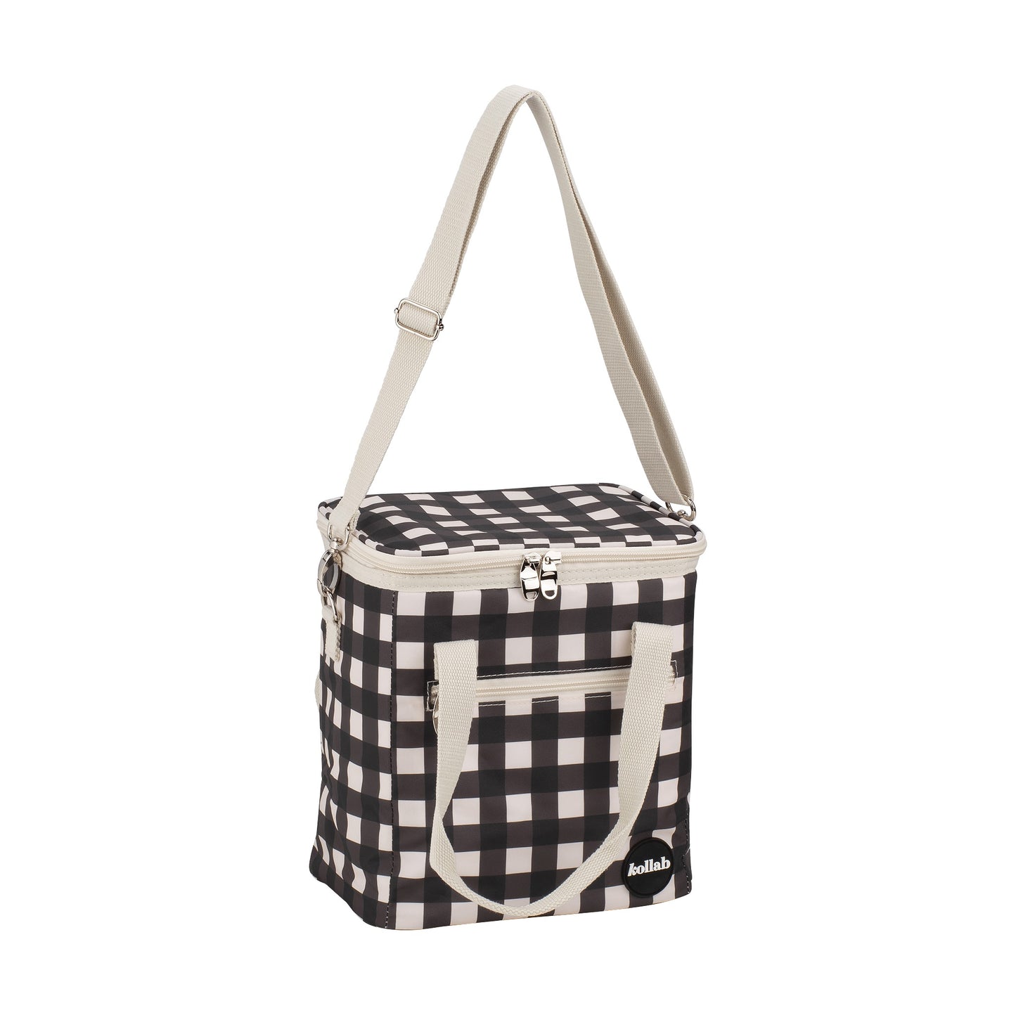Kollab Mini Cooler Black Check