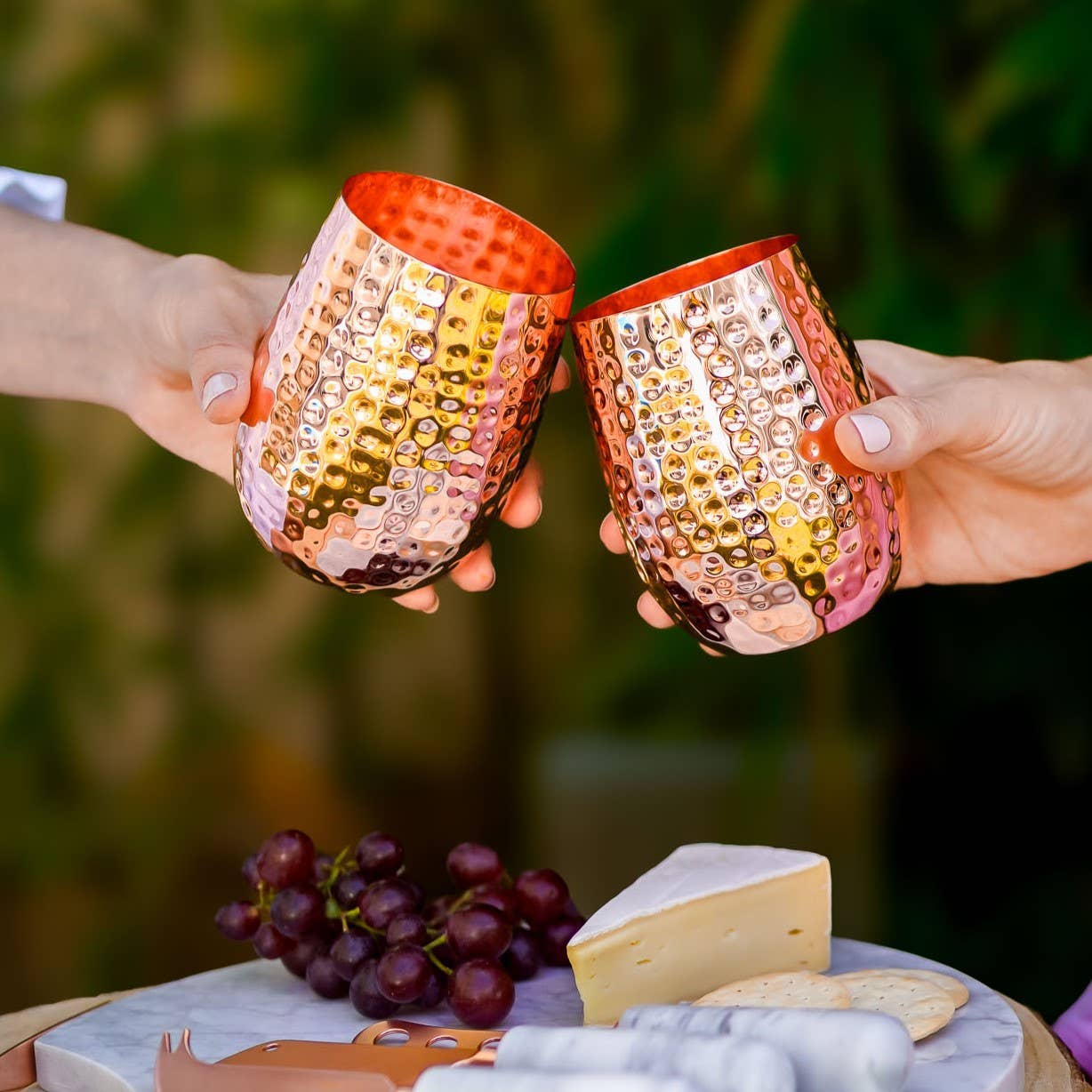 Stemless Copper Glasses (Set of 2)