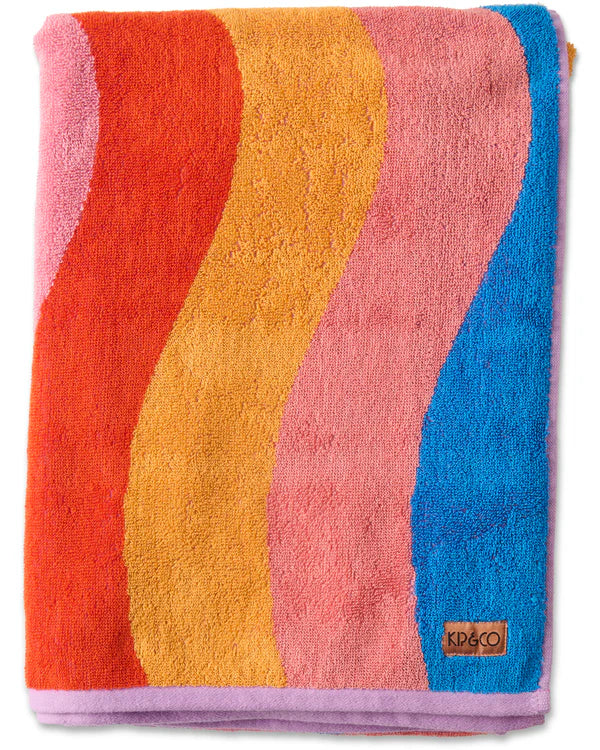 Kip&Co Surfs Up Terry Beach Towel