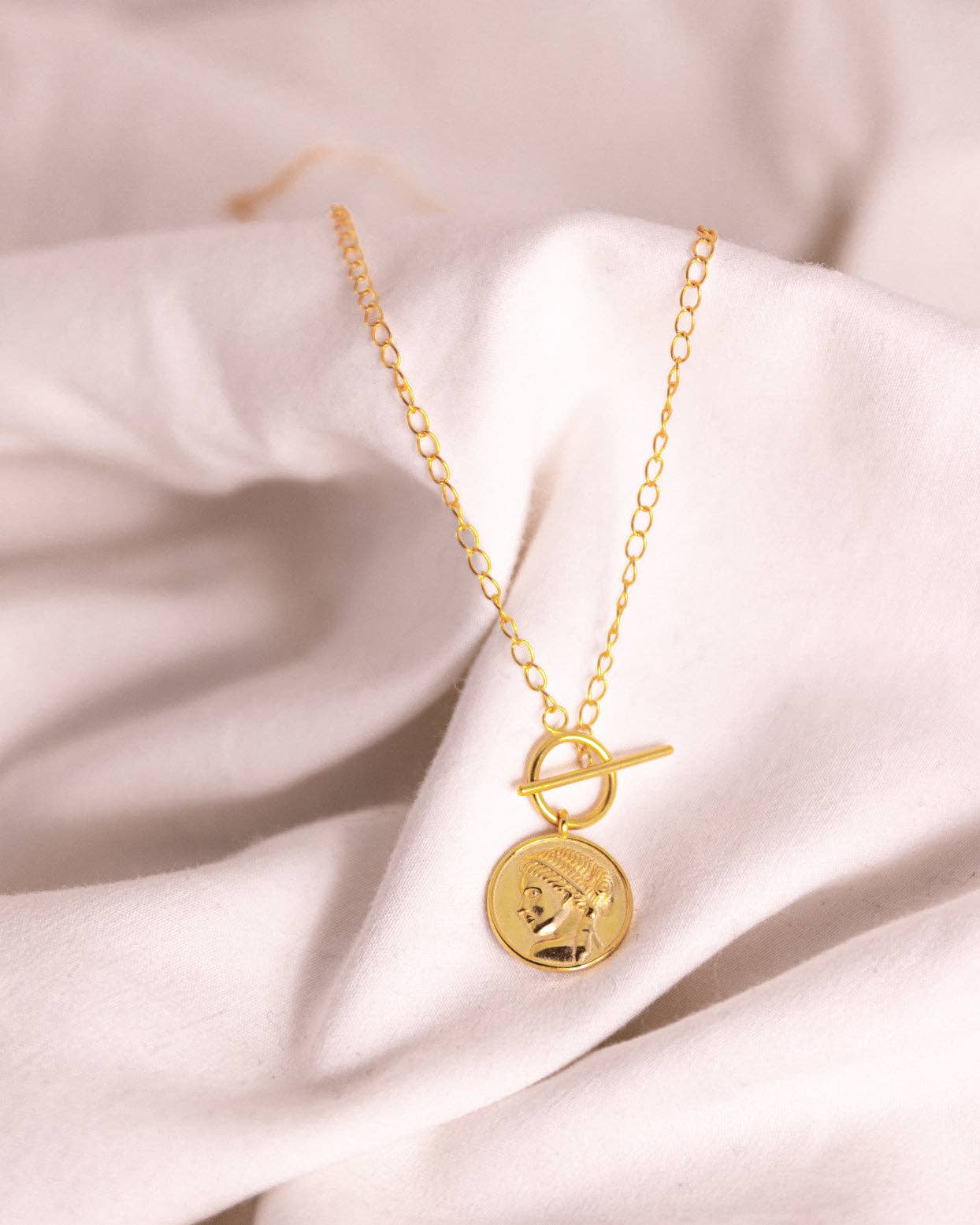 Portrait Coin Necklace