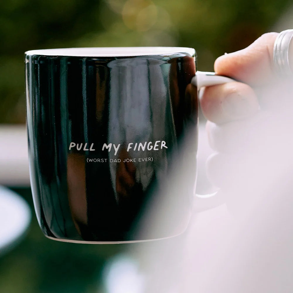Pull My Finger Mug available at The Honey Emporium