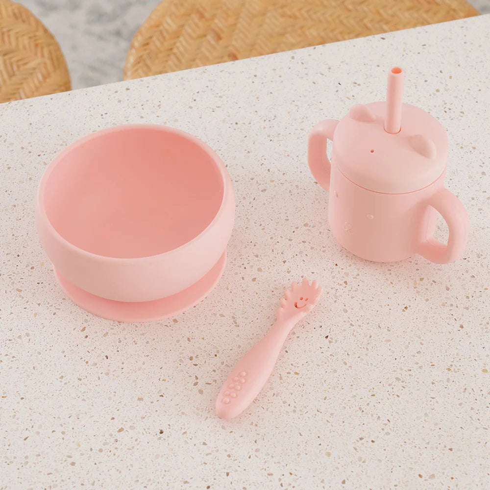 Silicone Suction Bowl | Blush Pink