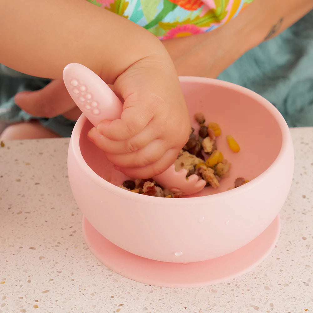 Silicone Suction Bowl | Blush Pink