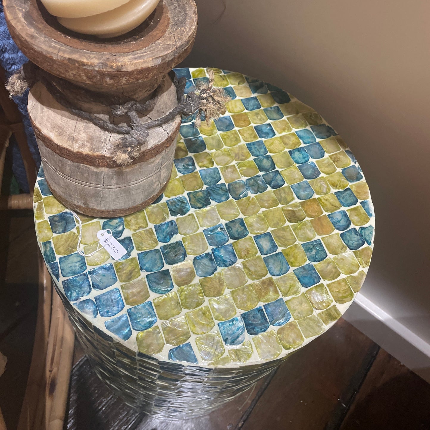 Stool Table Tiled