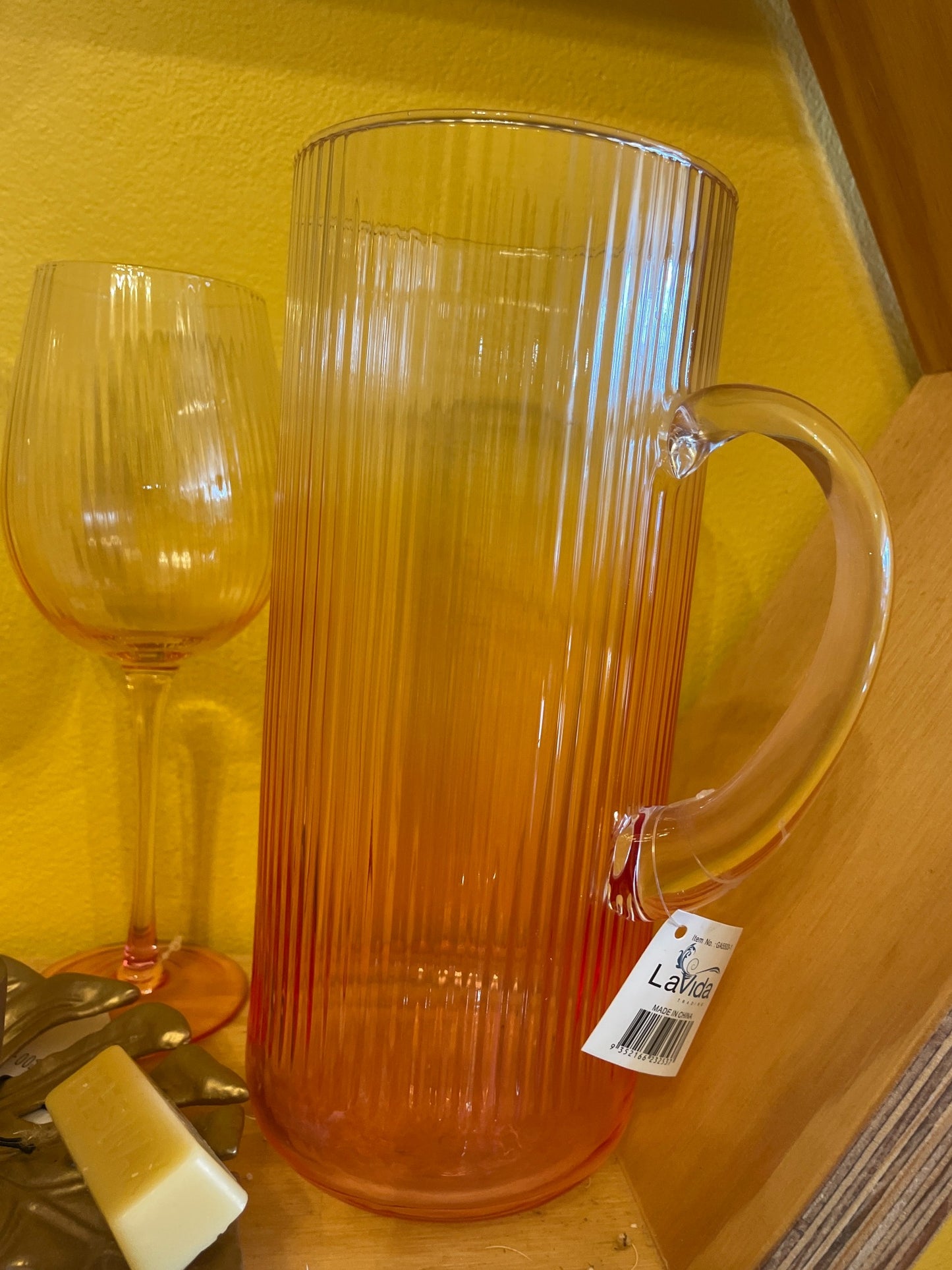 LaVida Cocktail Jug | Tequila Sunrise available at The Honey Emporium