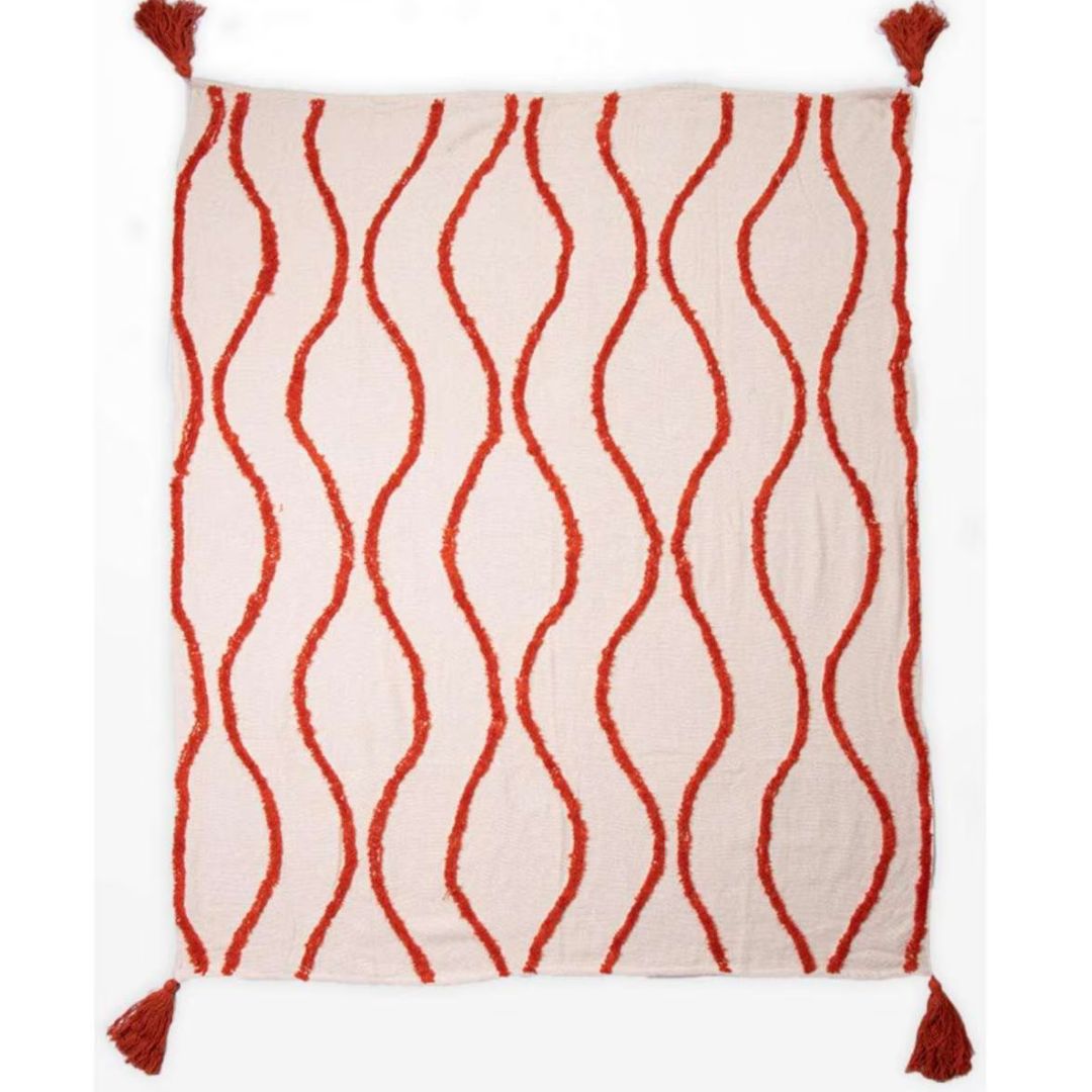 DWBH Coral Throw available at The Honey Emporium