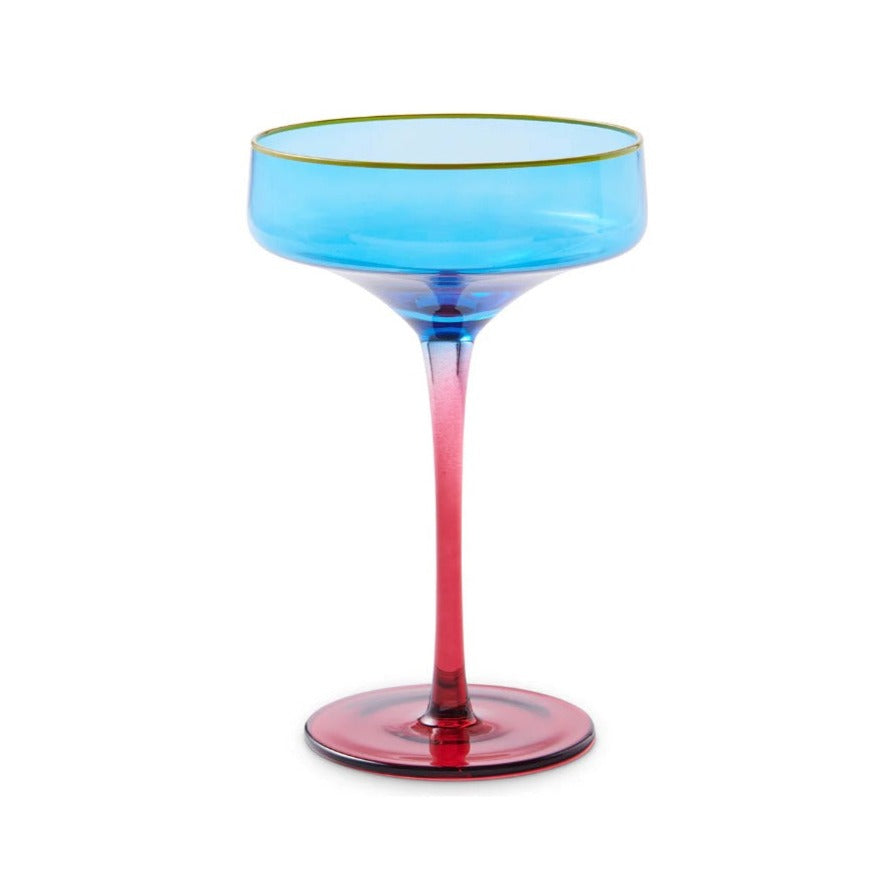 Kip&Co Margarita Glass 2 Piece Set | Sapphire Delight available at The Honey Emporium