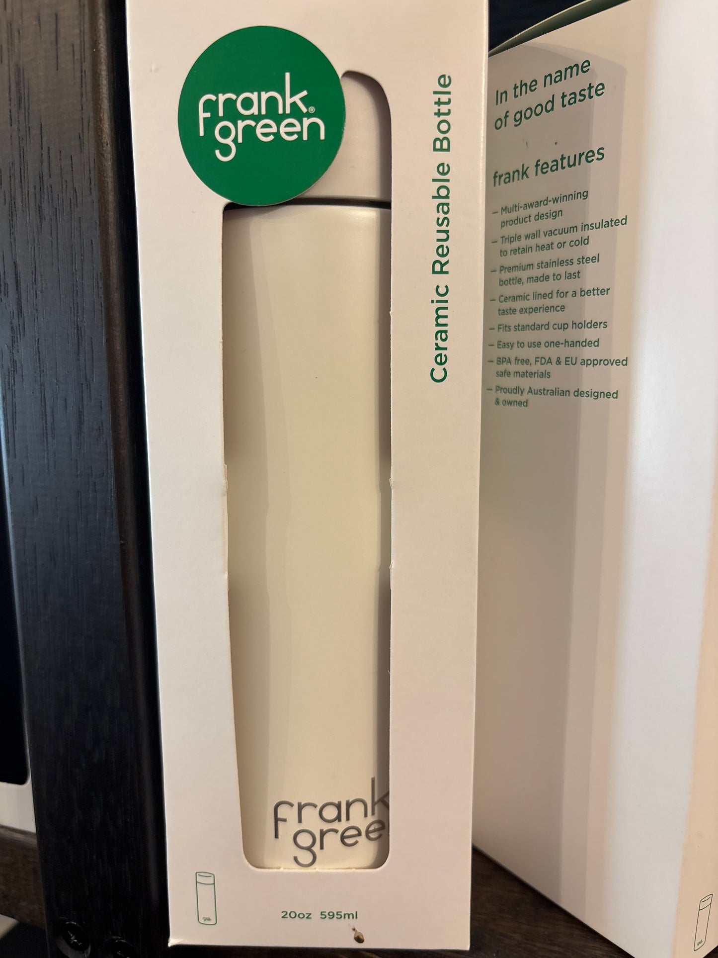Frank Green Ceramic Drink Bottle 595ml | Cloud