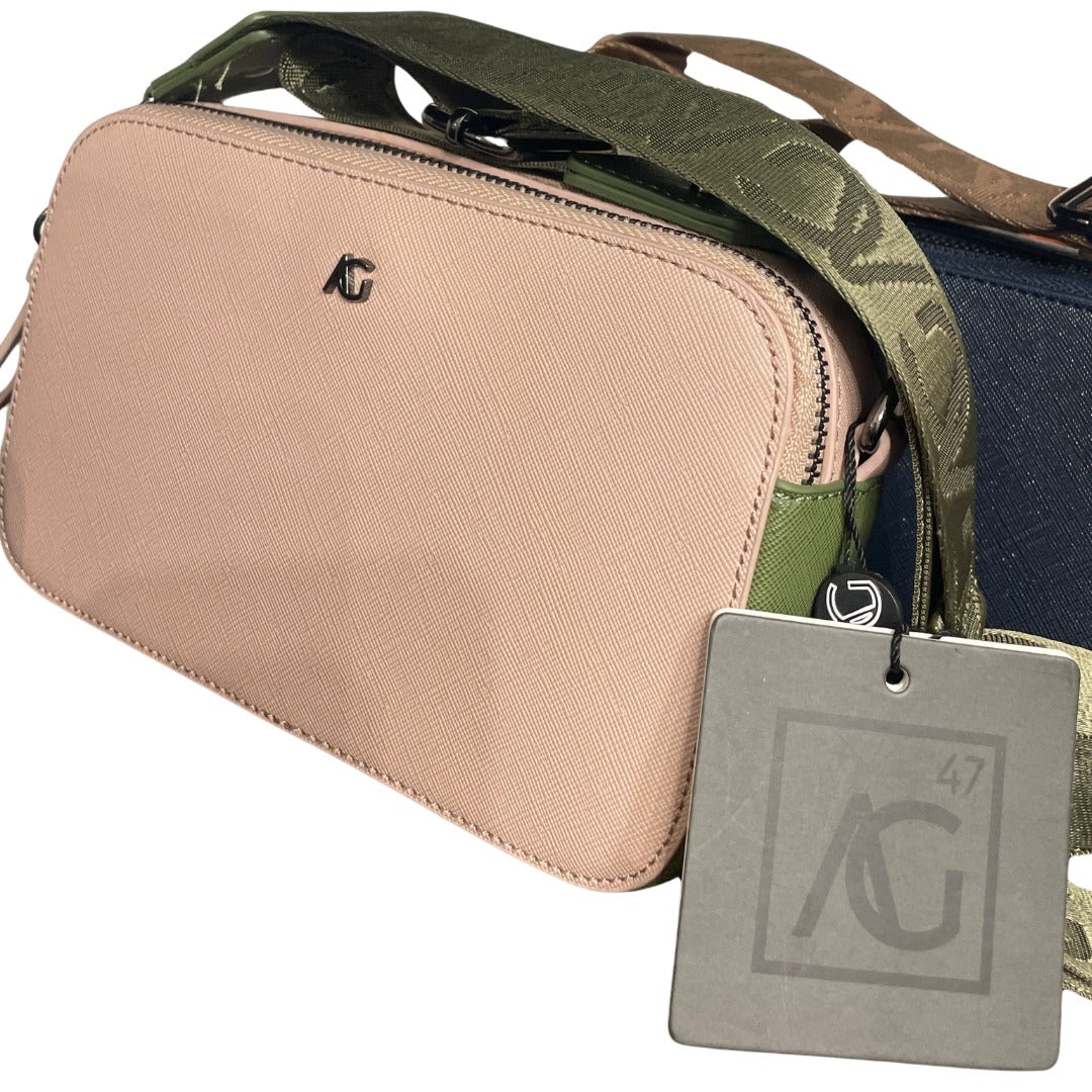 AG47 Emma Cross Body Bag in Rose available at The Honey Emporium