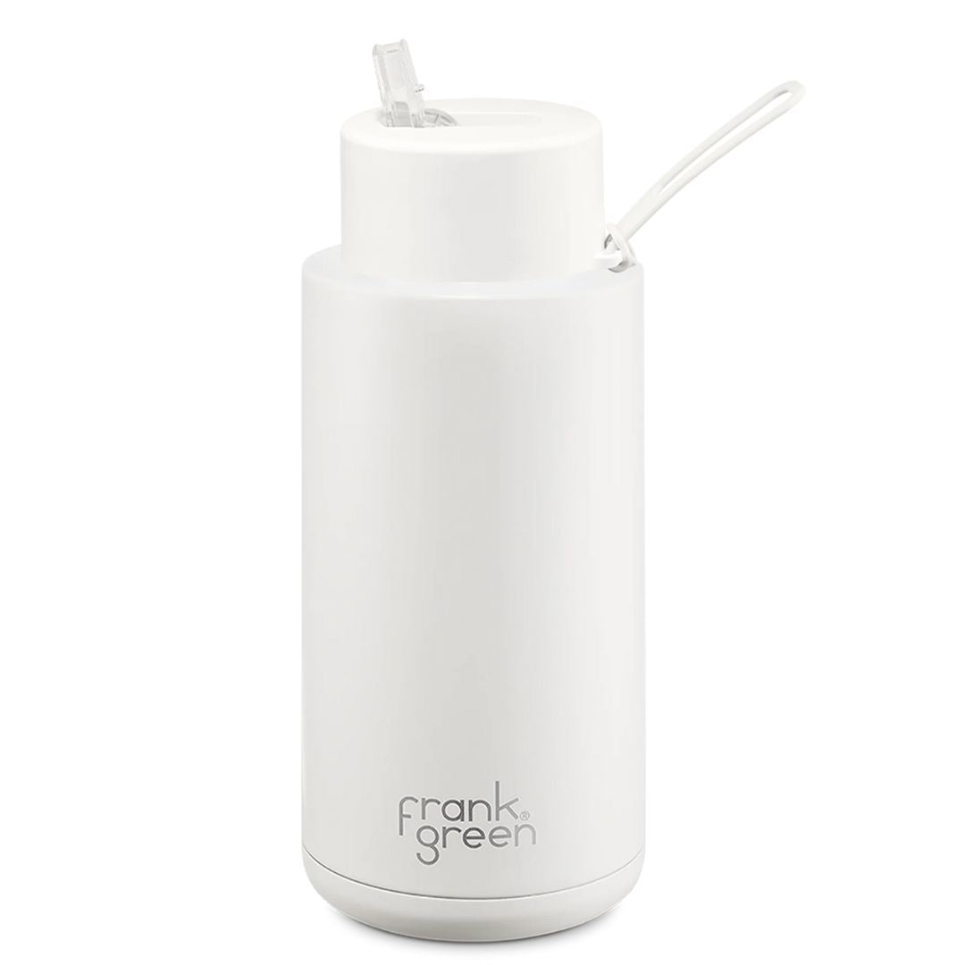 Frank Green 1L Ceramic Reusable Bottle | Cloud