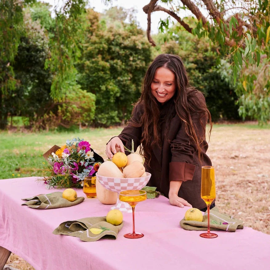 Kip&Co Margarita Glass 2 Piece Set | Tropical Punch available at The Honey Emporium