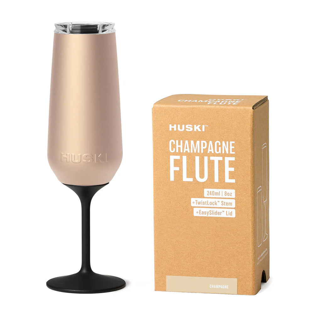 Huski Champagne Flute | Champagne available at The Honey Emporium