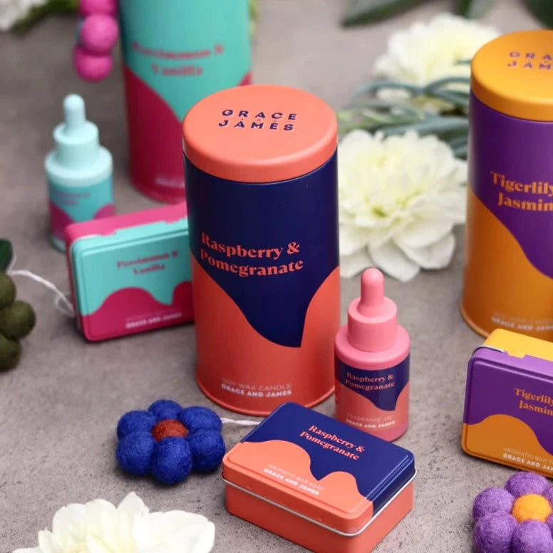 Aromatic Soy Wax Candle | Persimmon & Vanilla available at The Honey Emporium