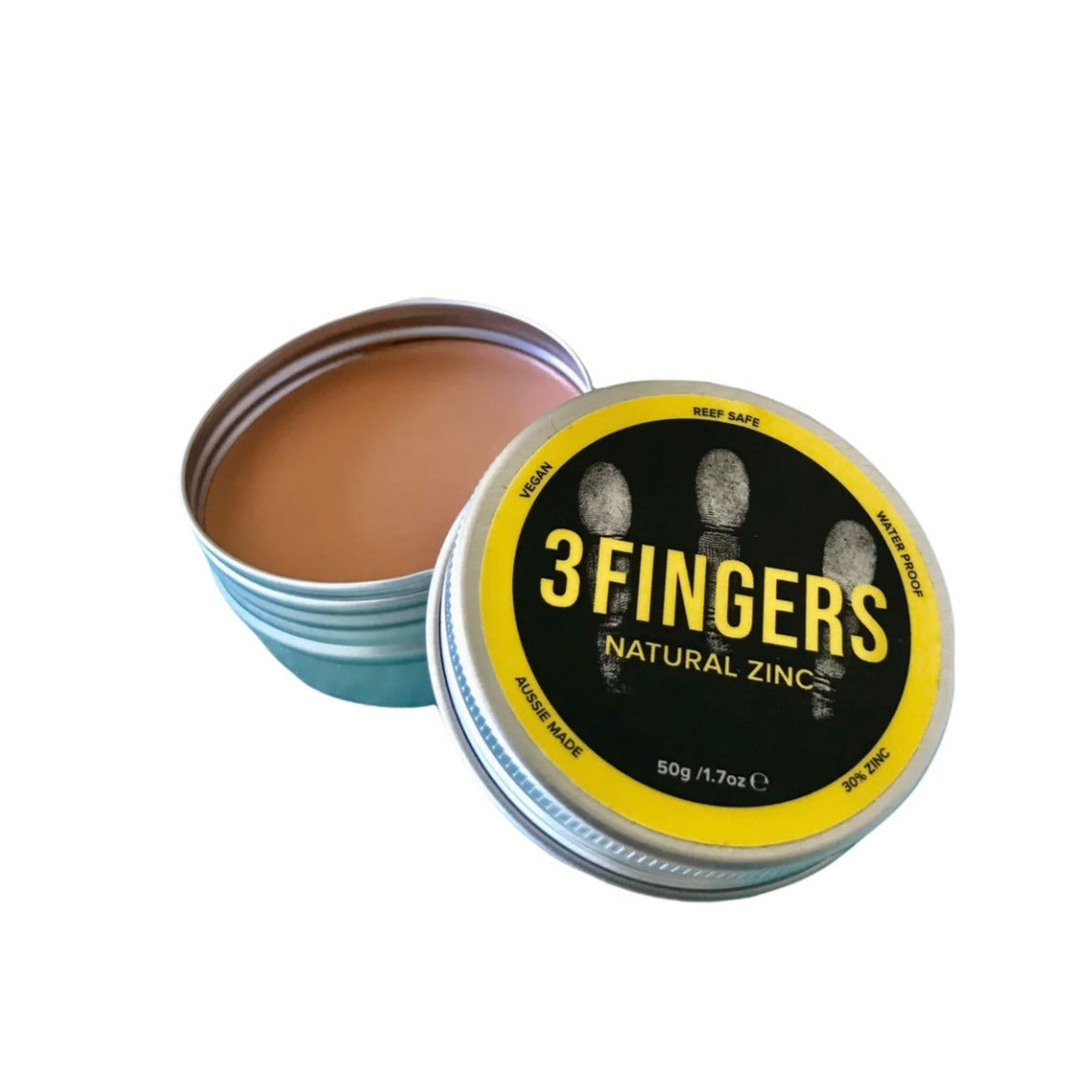 3 Fingers Natural Zinc available at The Honey Emporium
