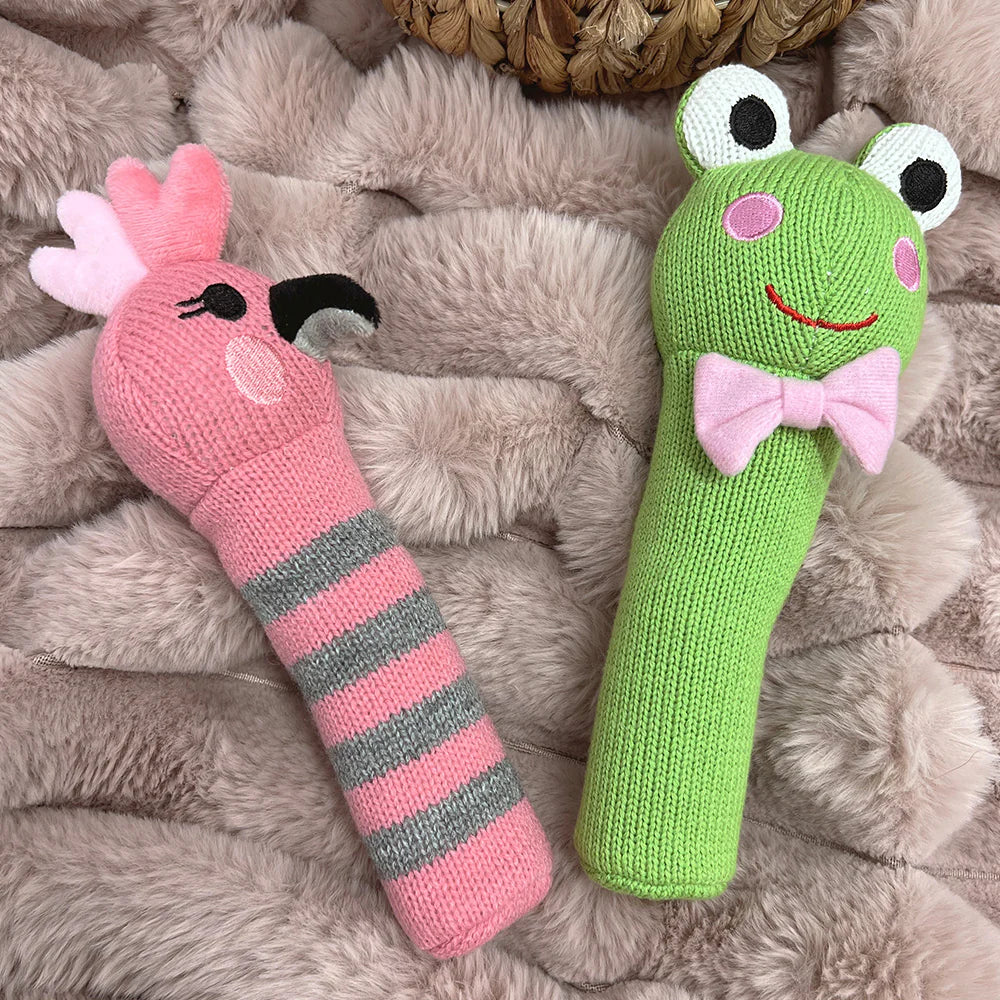Knit Rattle Unicorn