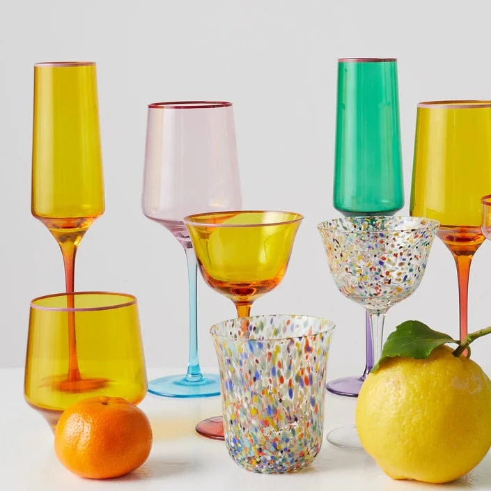 Kip&Co Tumble Glass 2 Piece Set | Tropical Punch available at The Honey Emporium