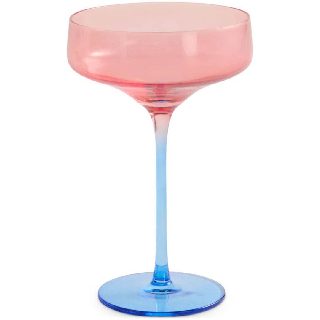 Blue Robin Margarita Glasses | 2 Piece available at The Honey Emporium