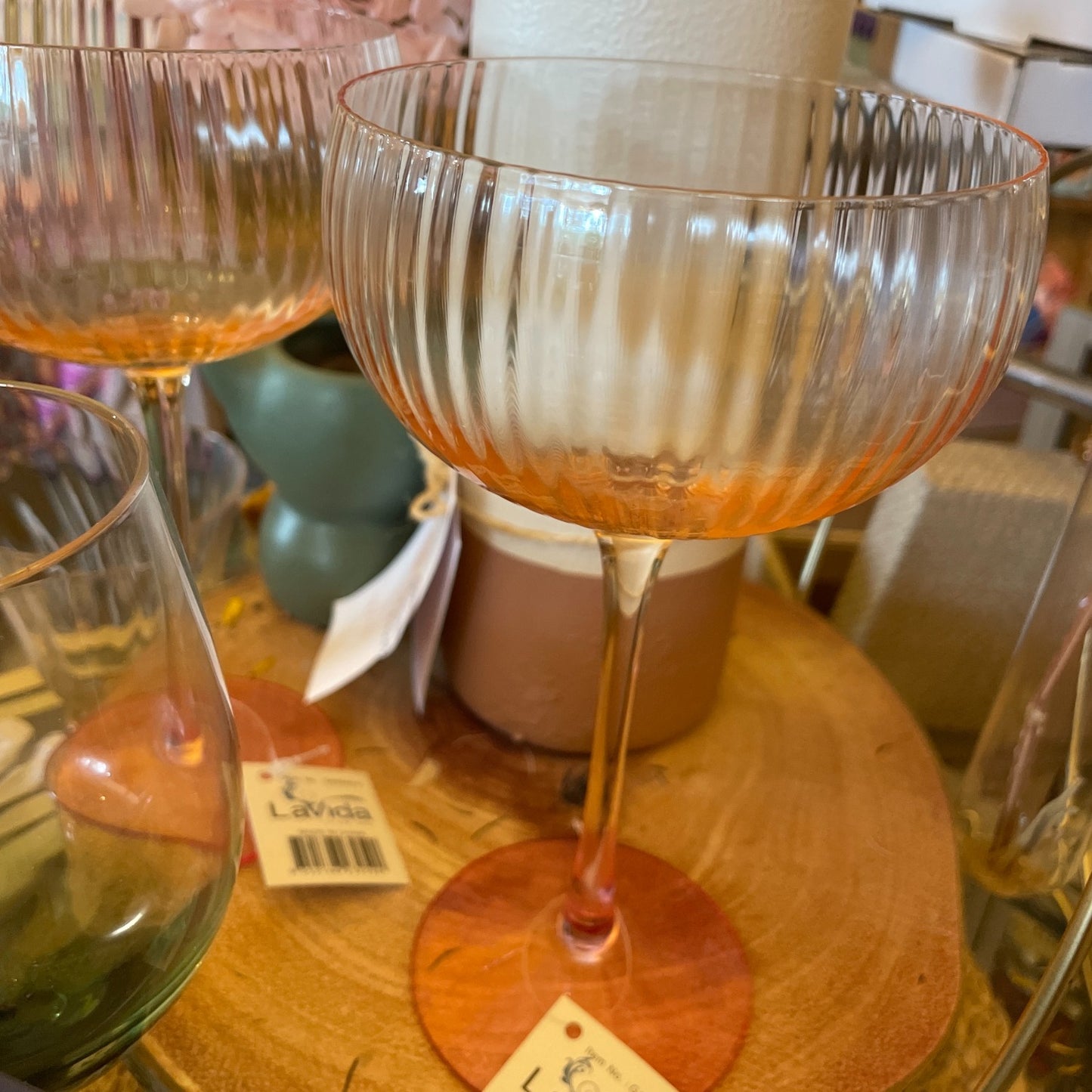 Lavida Cocktail Glass Tequila Sunrise available at The Honey Emporium