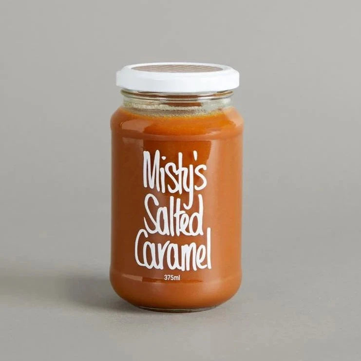 Misty's Salted Caramel | 375ml available at The Honey Emporium