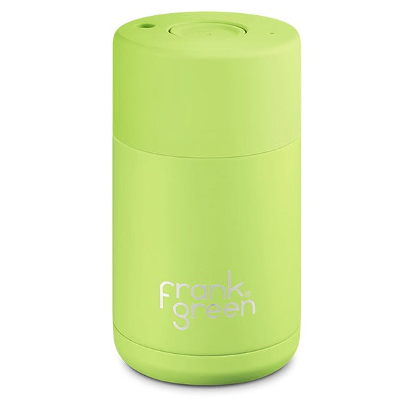 Frank Green Push Button Reusable Cup | 295ml Pistachio available at The Honey Emporium