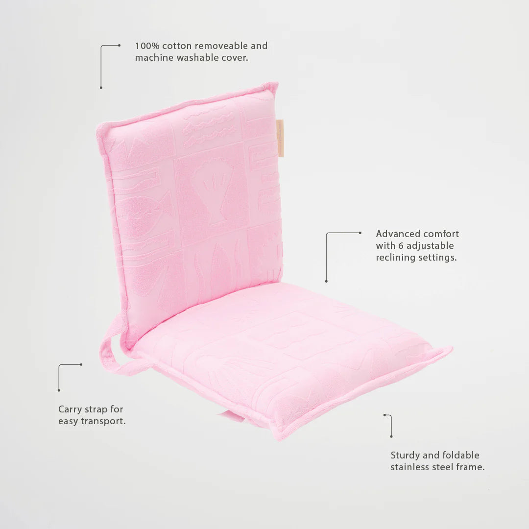 SUNNYLiFE Terry Lounger | Salmon