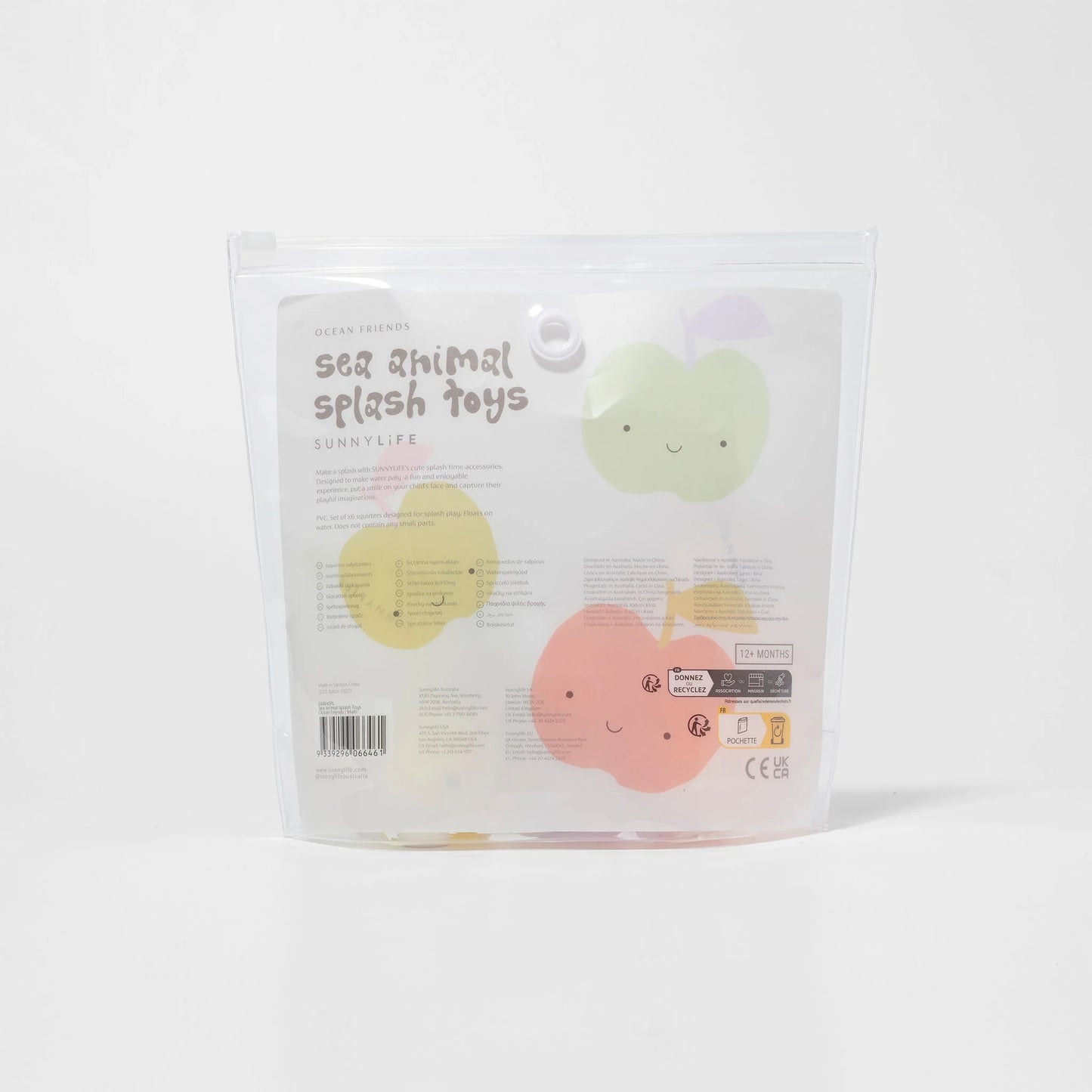 SUNNYLiFE Sea Animal Splash Toys Ocean Friends