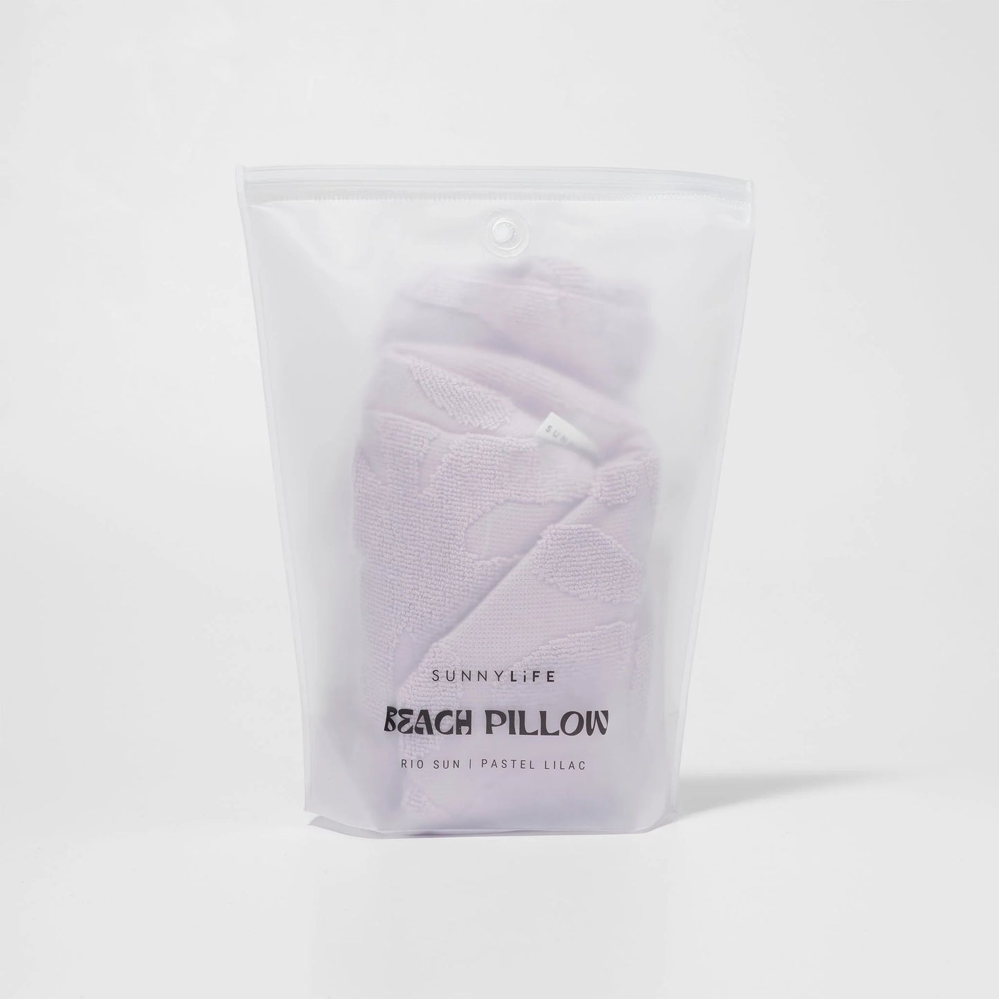 SUNNYLiFE Inflatable Beach Pillow Rio Sun Pastel Lilac