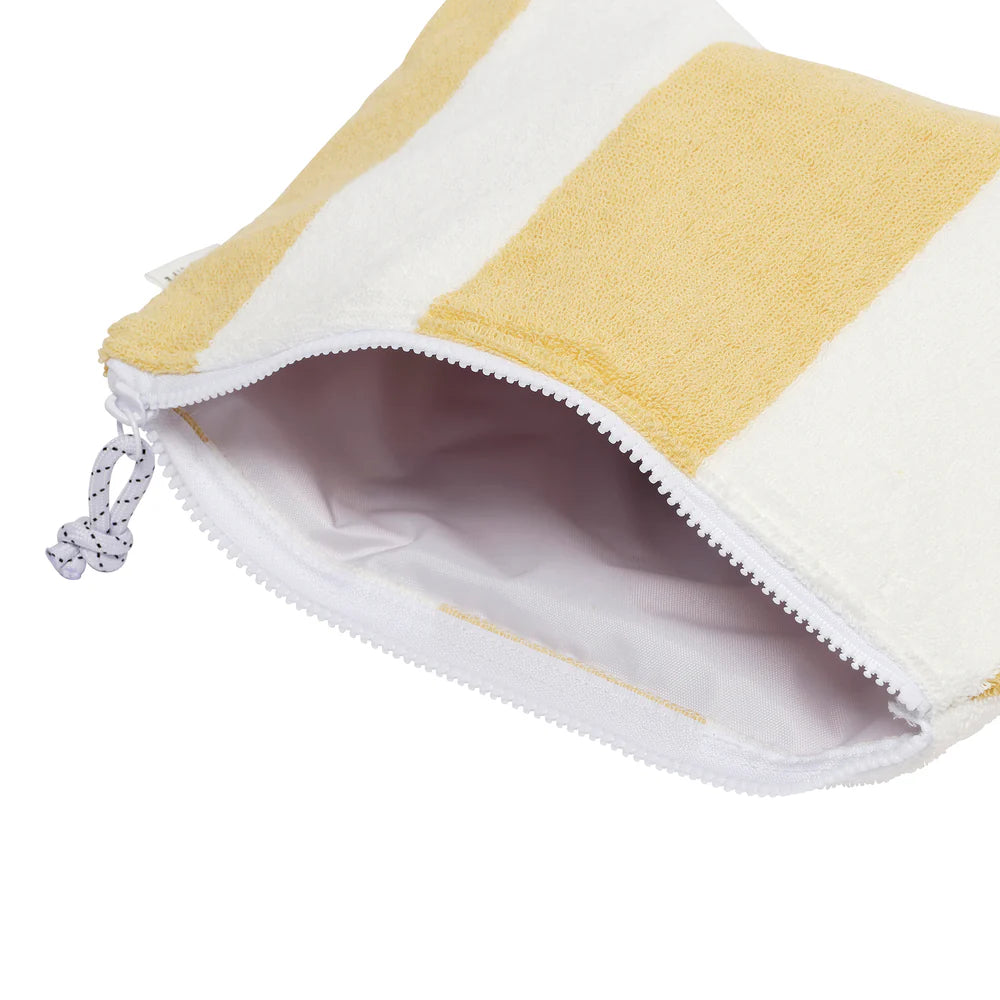 TERRY BEACH POUCH - BUTTERNUT