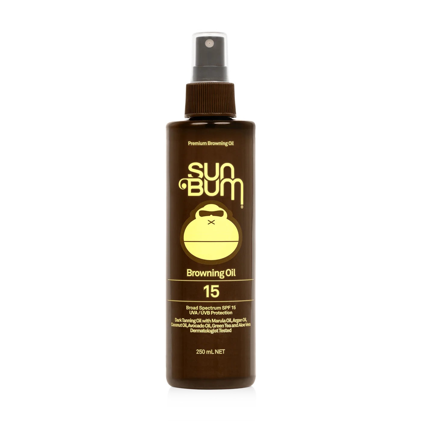 Sun Bum SPF 15 Sunscreen Browning Oil | 250ml available at The Honey Emporium