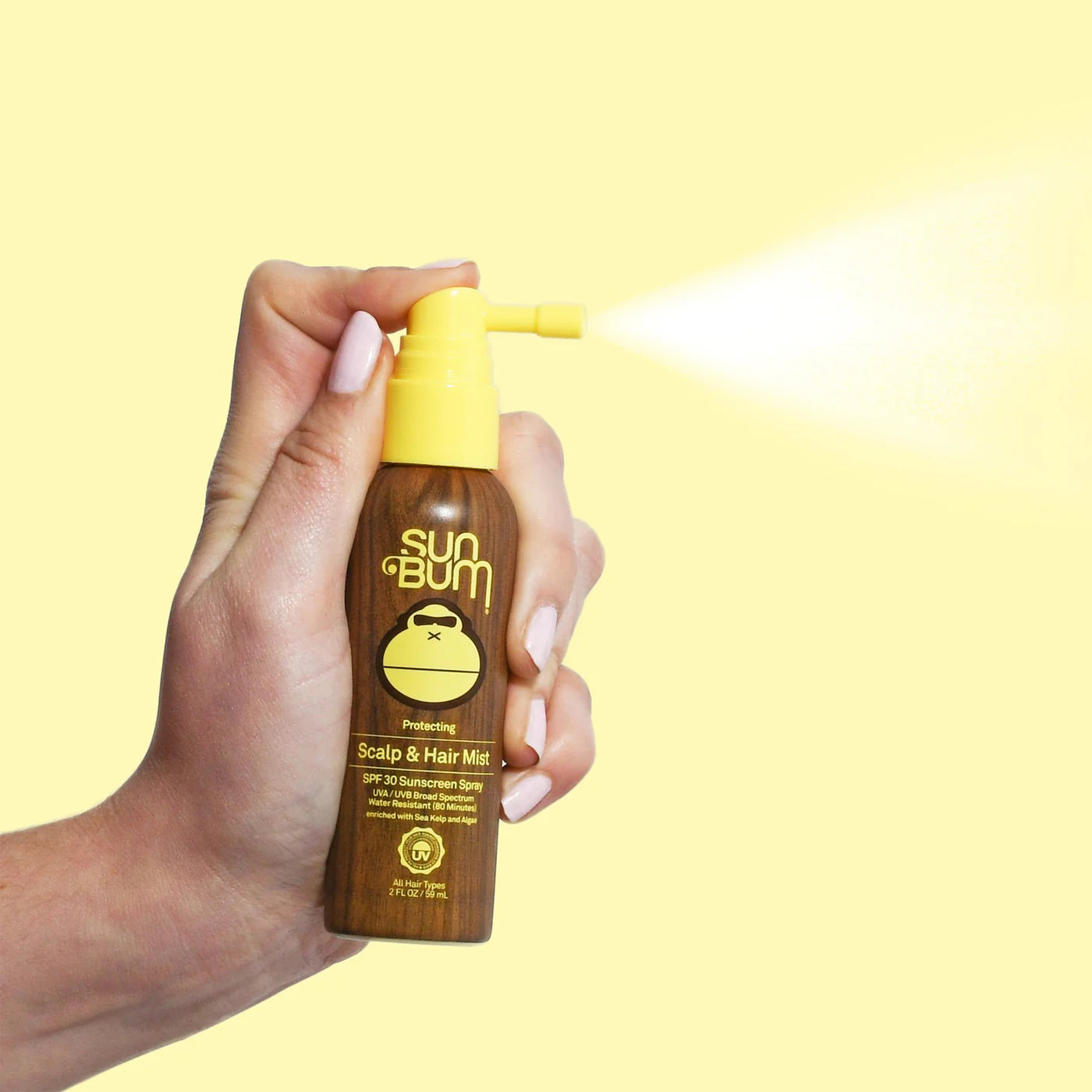 Sun Bum Protecting Scalp & Hair Mist SPF 30 Sunscreen Spray available at The Honey Emporium