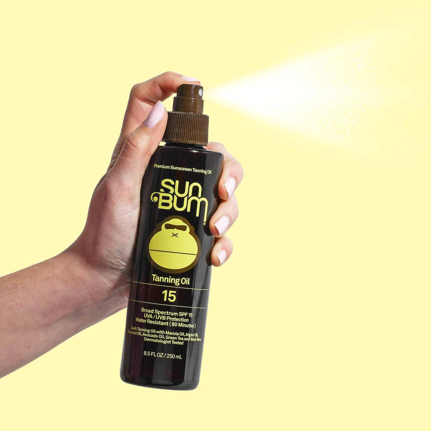 Sun Bum SPF 15 Sunscreen Browning Oil | 250ml available at The Honey Emporium