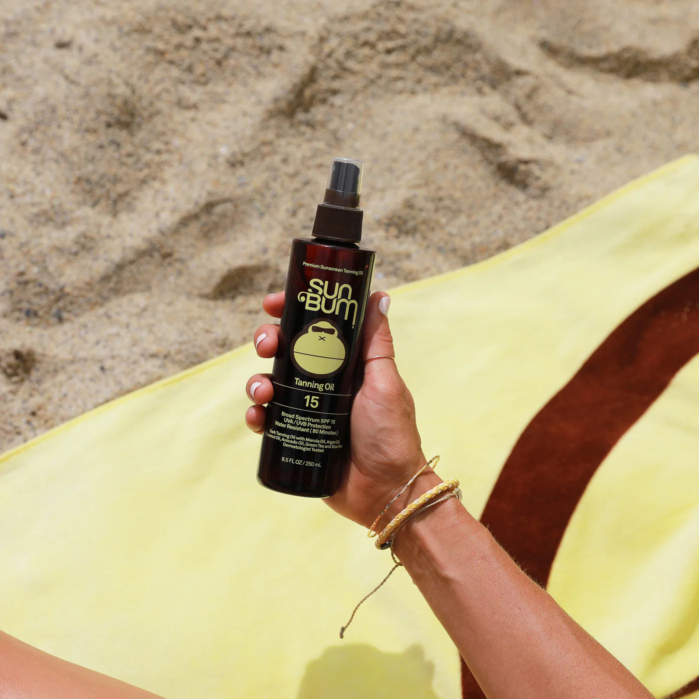 Sun Bum SPF 15 Sunscreen Browning Oil | 250ml available at The Honey Emporium