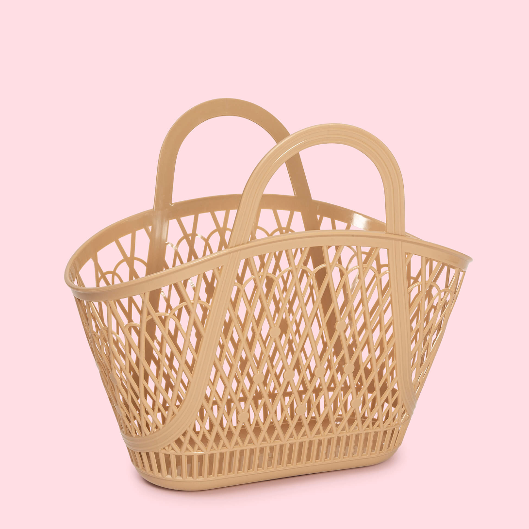 Sun Jellies Betty Basket | Latte available at The Honey Emporium