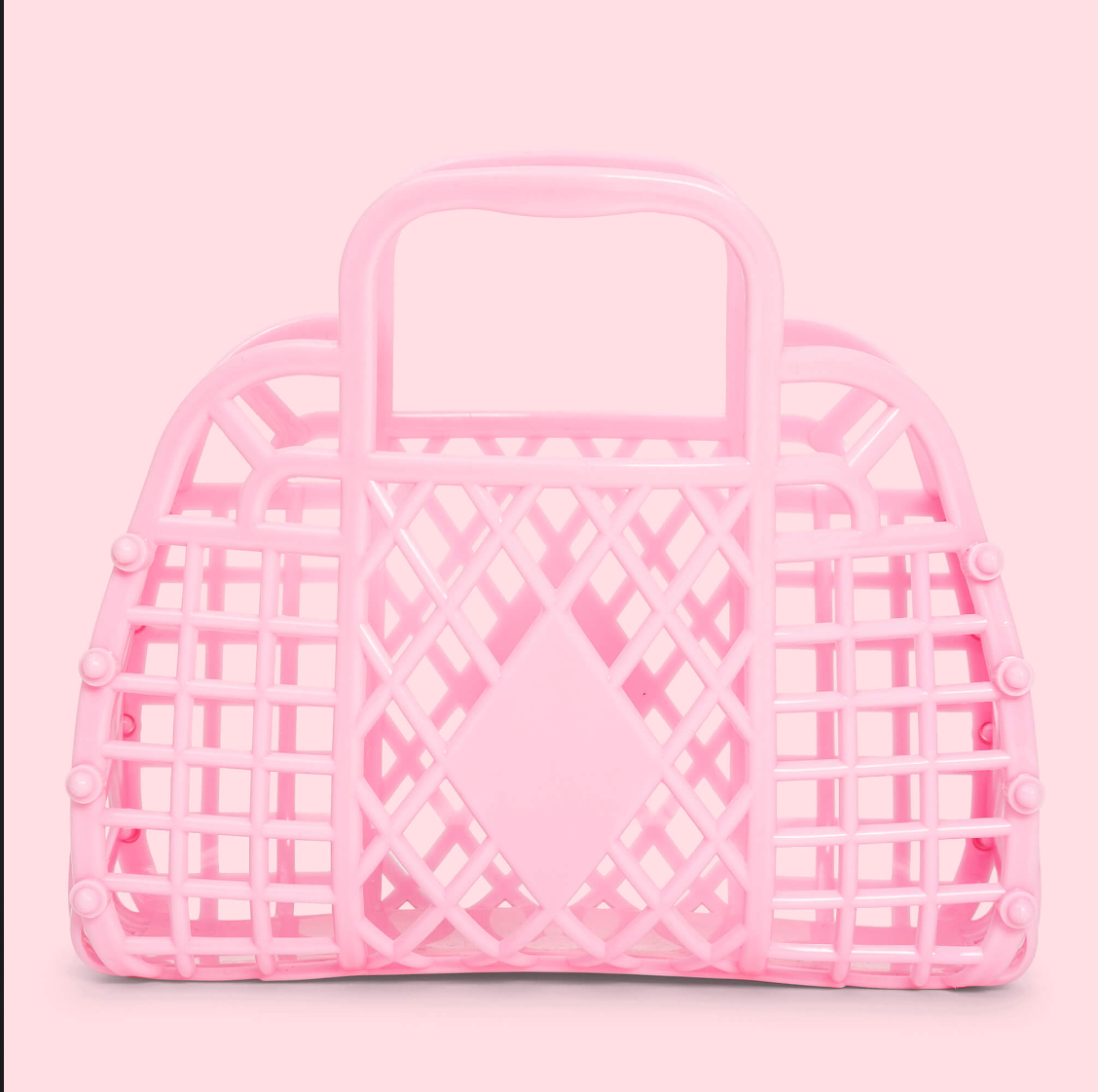 Sun Jellies | Mini Retro Bag Pink available at The Honey Emporium
